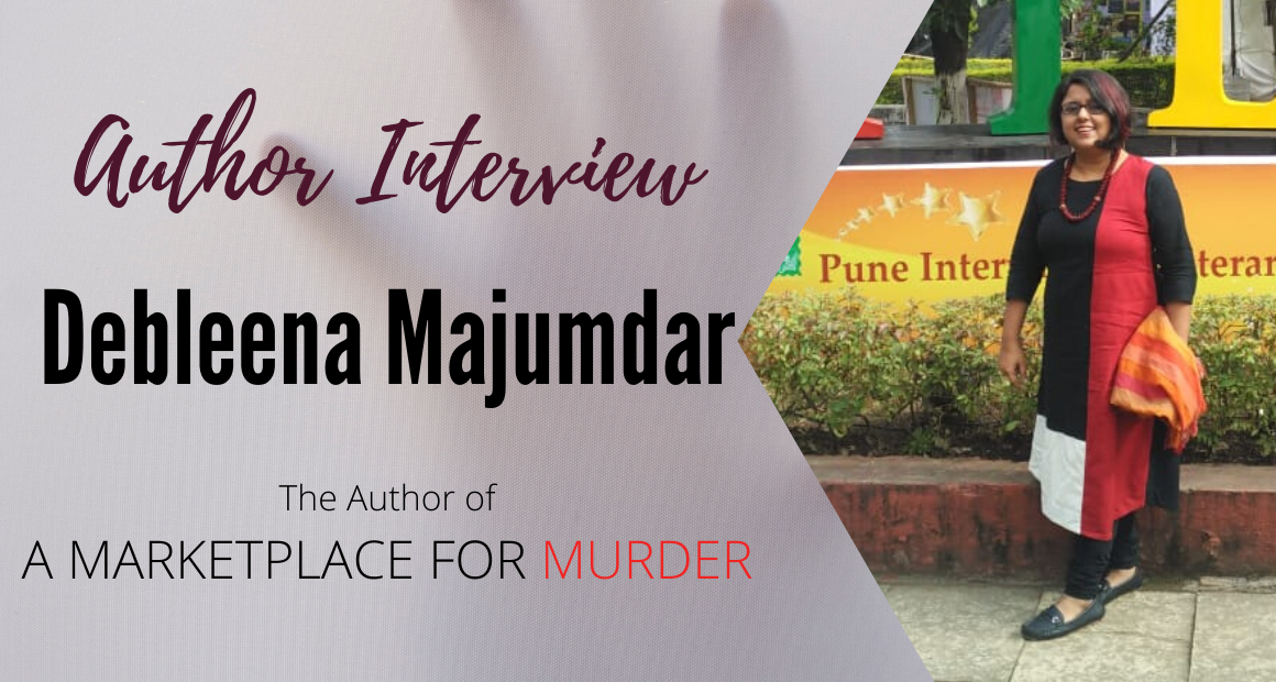 Debleena Majumdar | The Author of A Marketplace for Murder cover