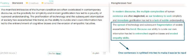 Comparison Paraphraser