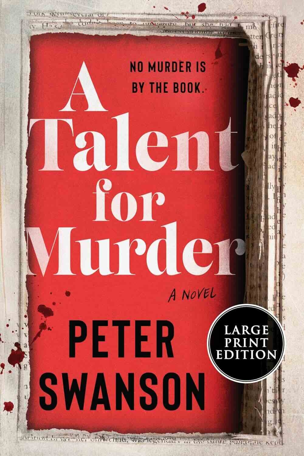 A Talent for Murder by Peter Swanson