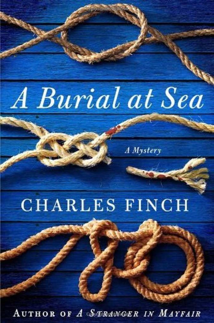 A Burial at Sea by Charles Finch book cover
