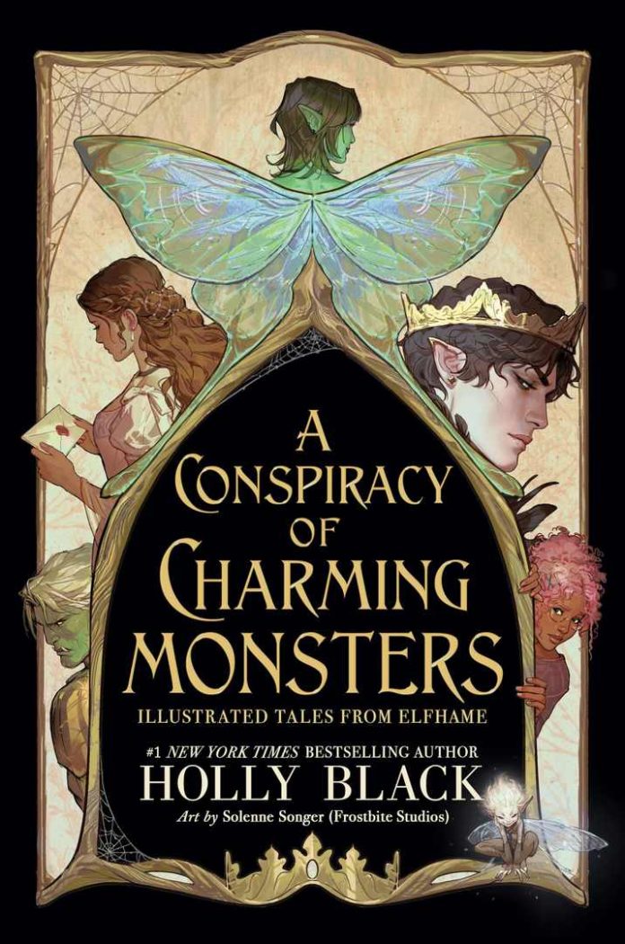 A Conspiracy of Charming Monsters: Illustrated Tales from Elfhame by Holly Black book cover