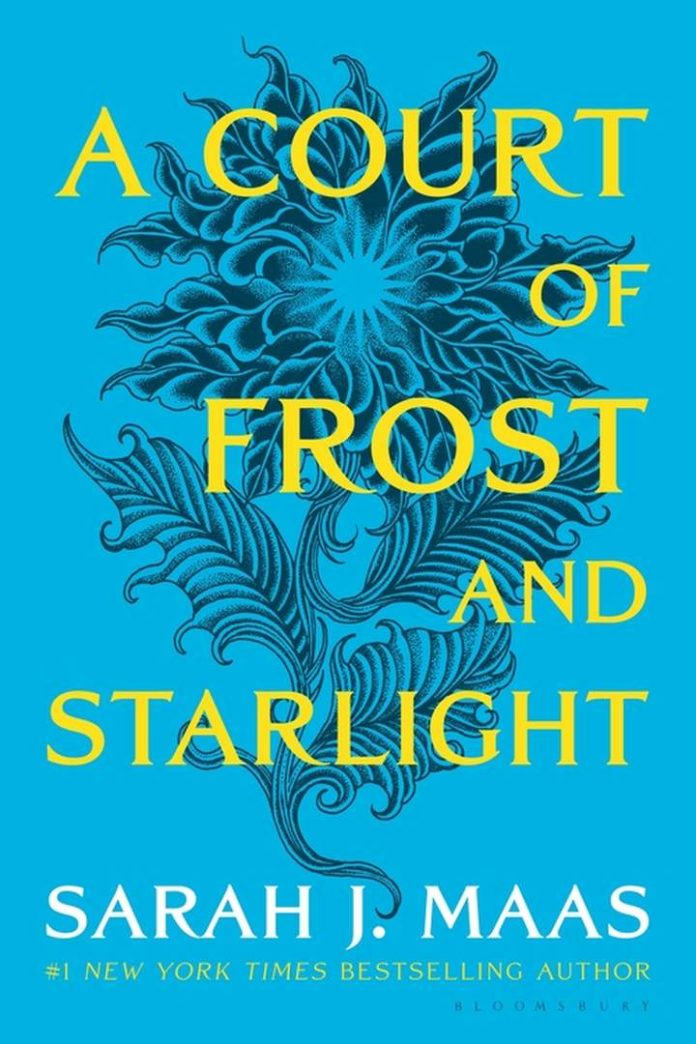A Court of Frost and Starlight by Sarah J. Maas book cover