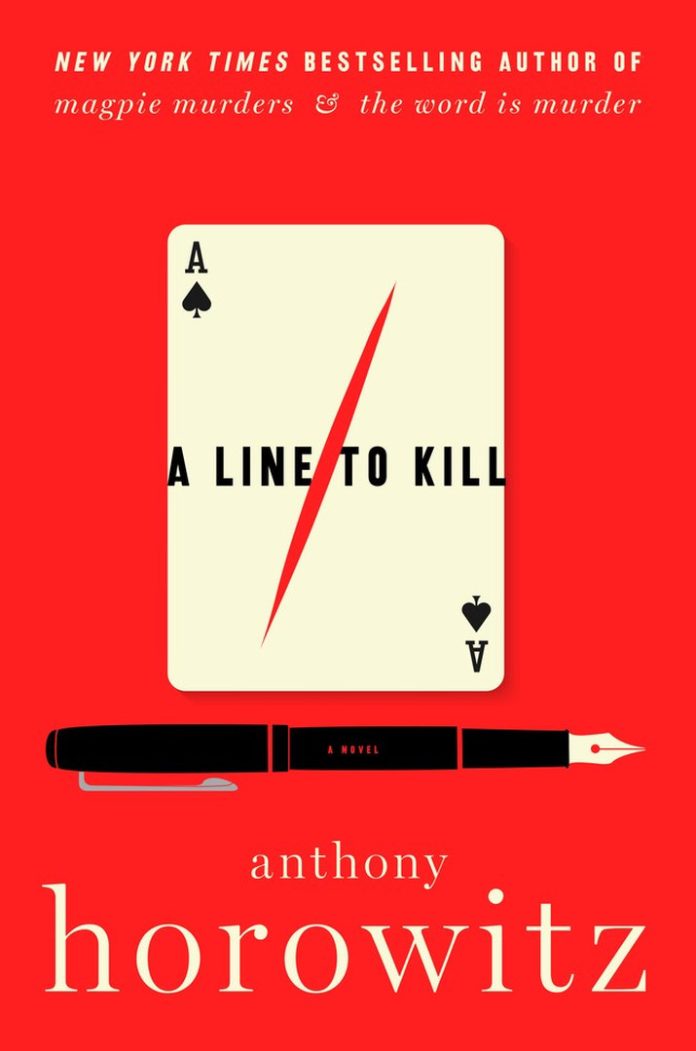A Line to Kill by Anthony Horowitz book cover