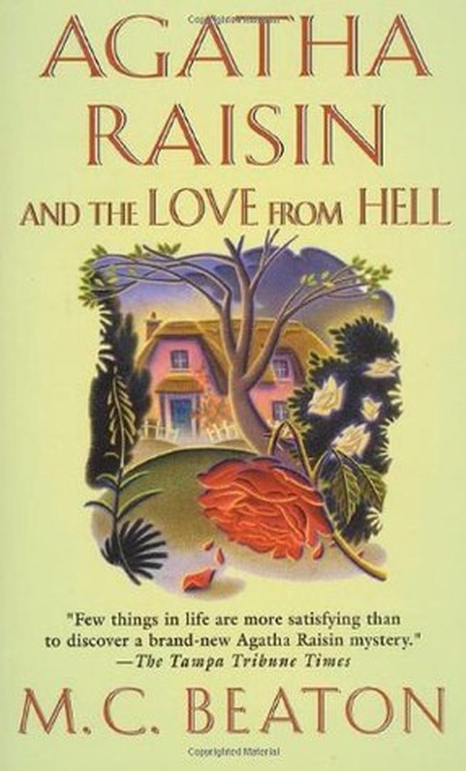 Agatha Raisin and the Love from Hell by M.C. Beaton book cover