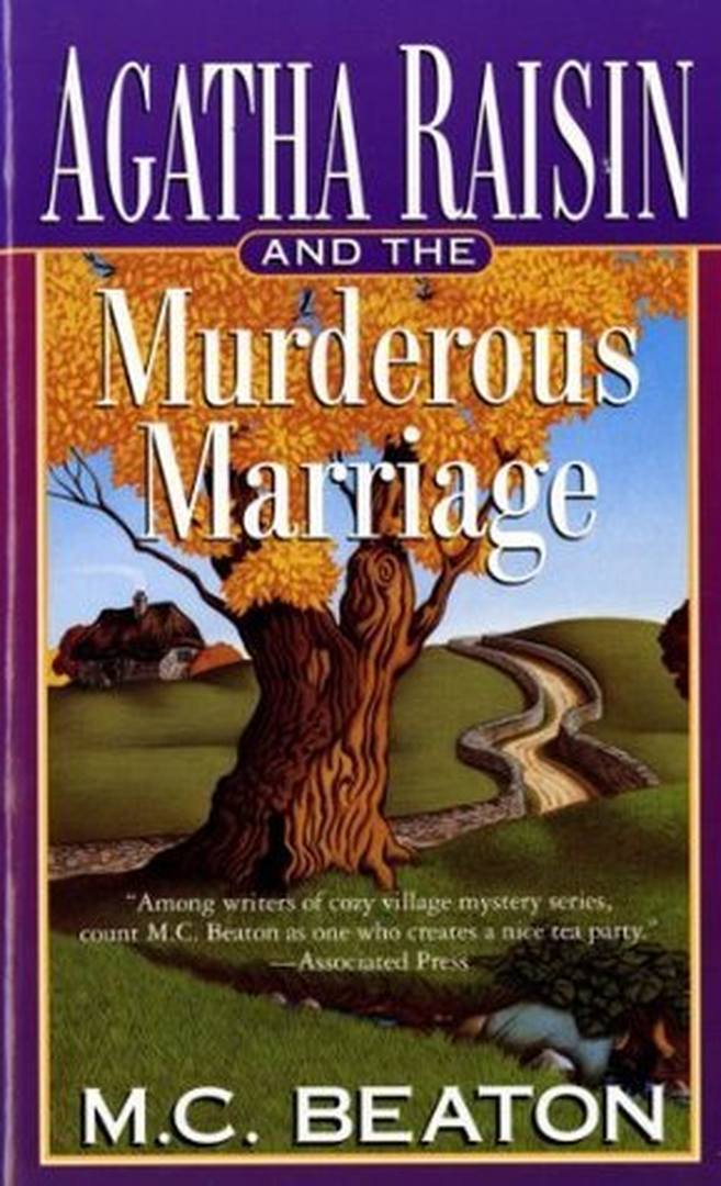 Agatha Raisin and the Murderous Marriage by M.C. Beaton book cover