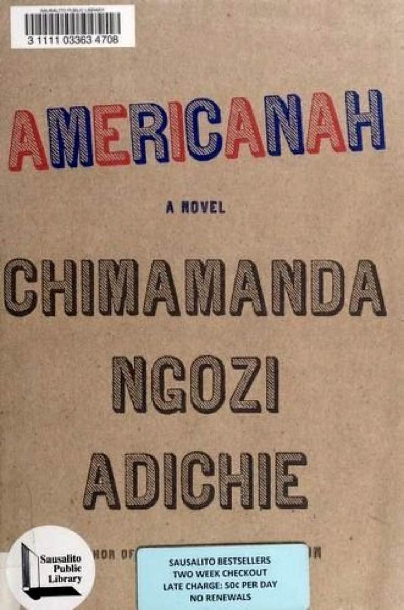 Americanah by Chimamanda Ngozi Adichie book cover