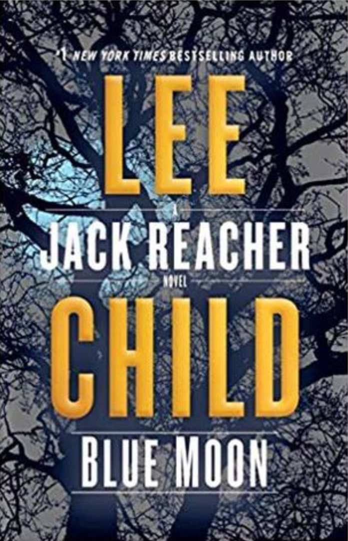 Blue Moon by Lee Child book cover