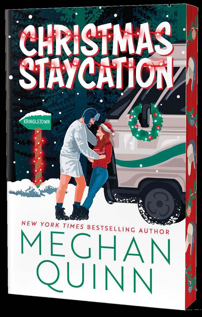 Christmas Staycation by Meghan Quinn book cover