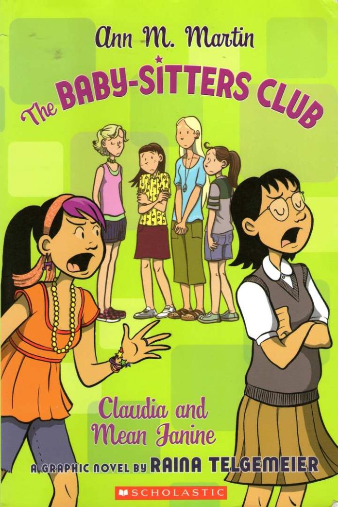 Claudia and Mean Janine: A Graphic Novel by Raina Telgemeier book cover