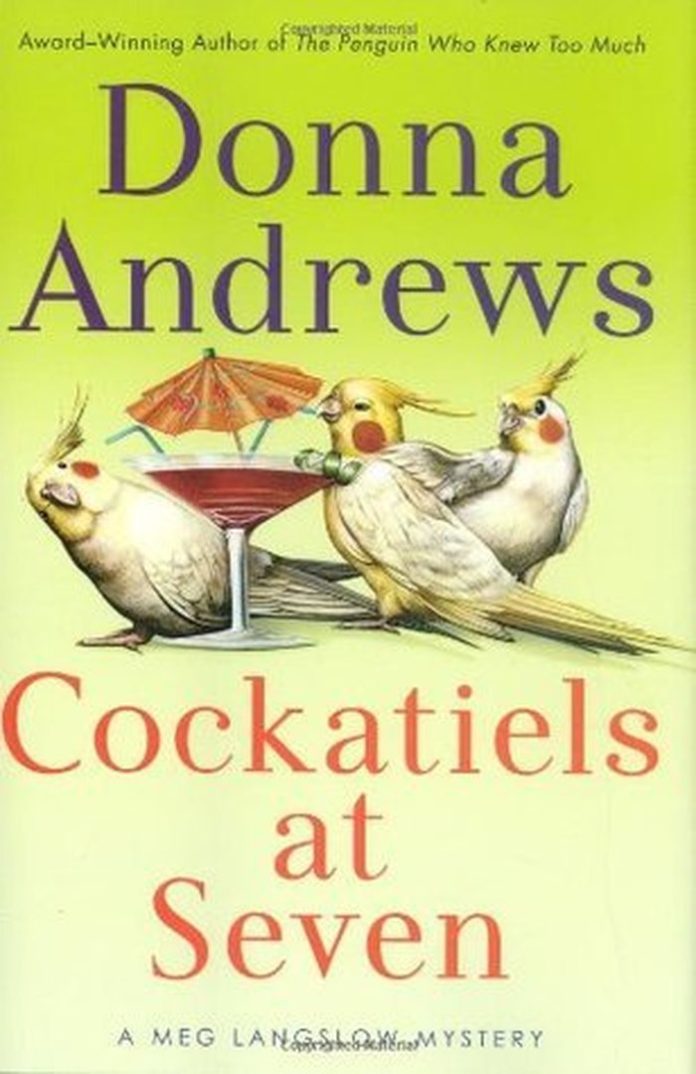 Cockatiels at Seven by Donna Andrews book cover