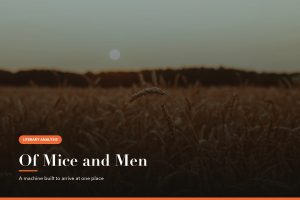 A Literary Analysis of Of Mice and Men cover