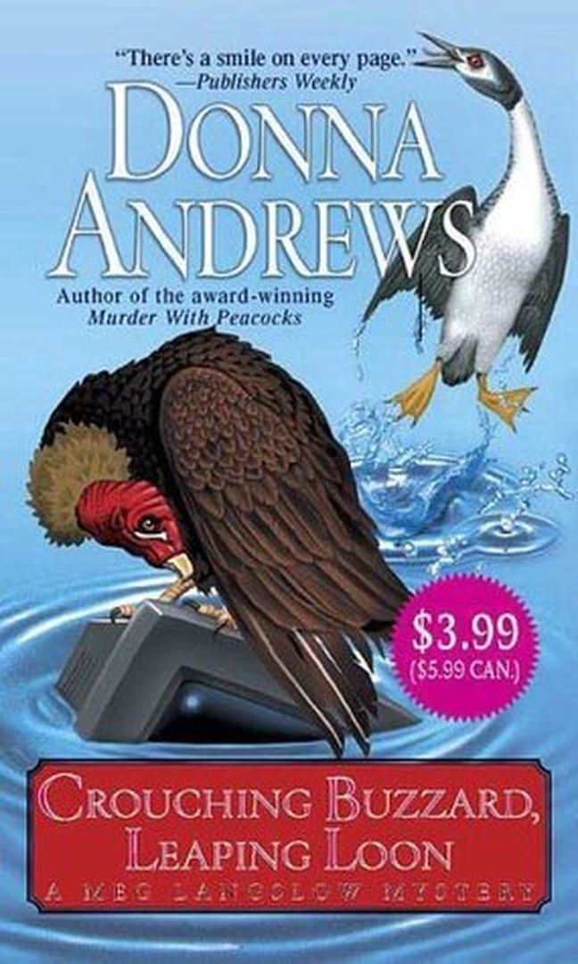Crouching Buzzard, Leaping Loon by Donna Andrews book cover