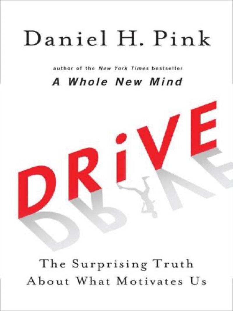 Drive: The Surprising Truth About What Motivates Us by Daniel H. Pink book cover