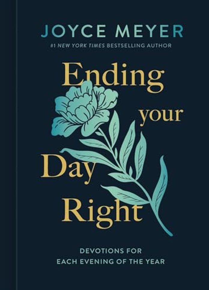 Ending Your Day Right: Devotions for Every Evening of the Year by Joyce Meyer book cover