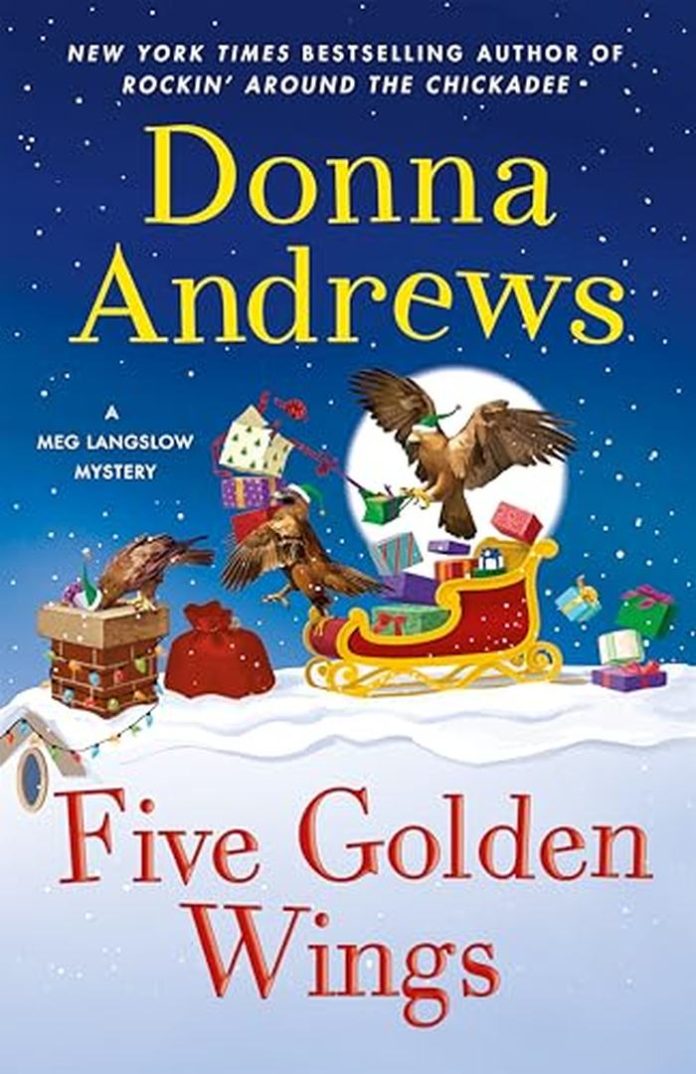 Five Golden Wings by Donna Andrews book cover