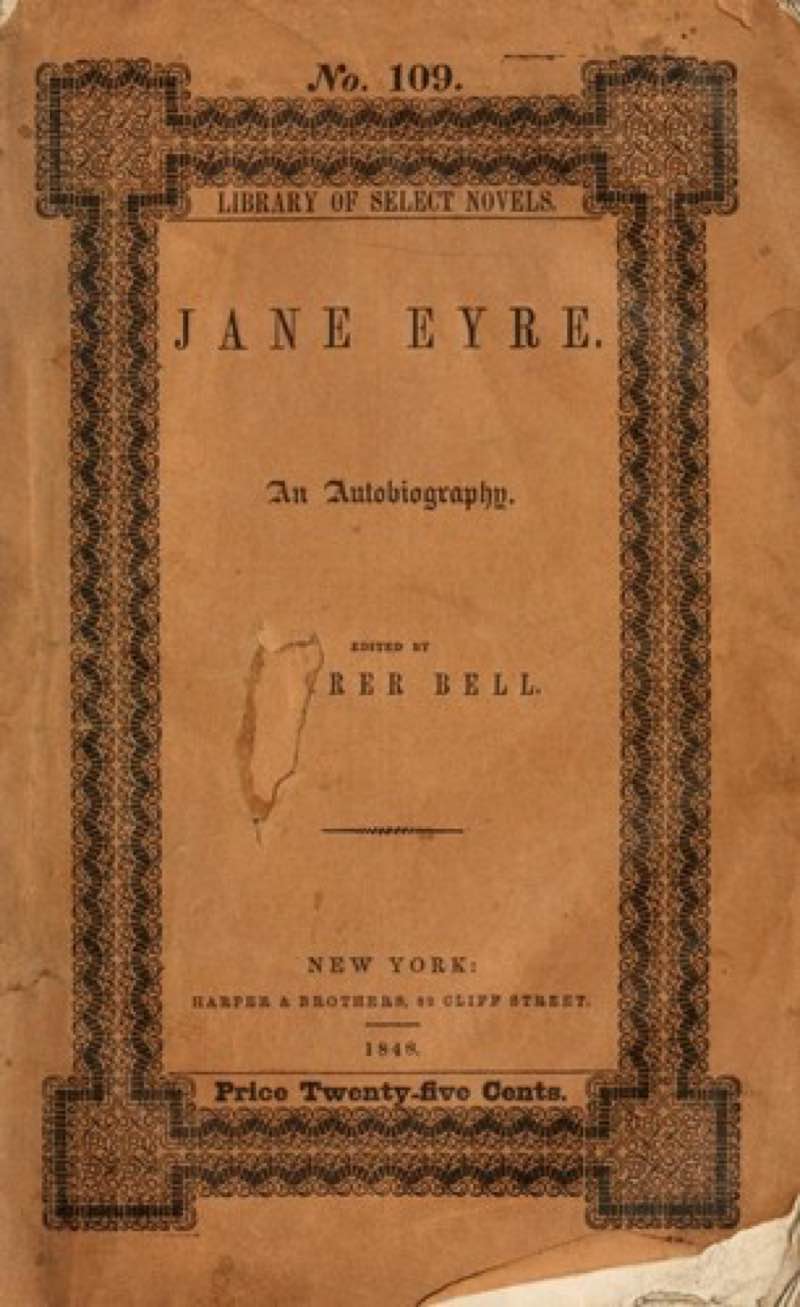 Jane Eyre by Charlotte Brontë book cover