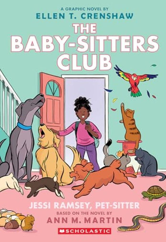 Jessi Ramsey, Pet-sitter: A Graphic Novel by Ellen T. Crenshaw book cover