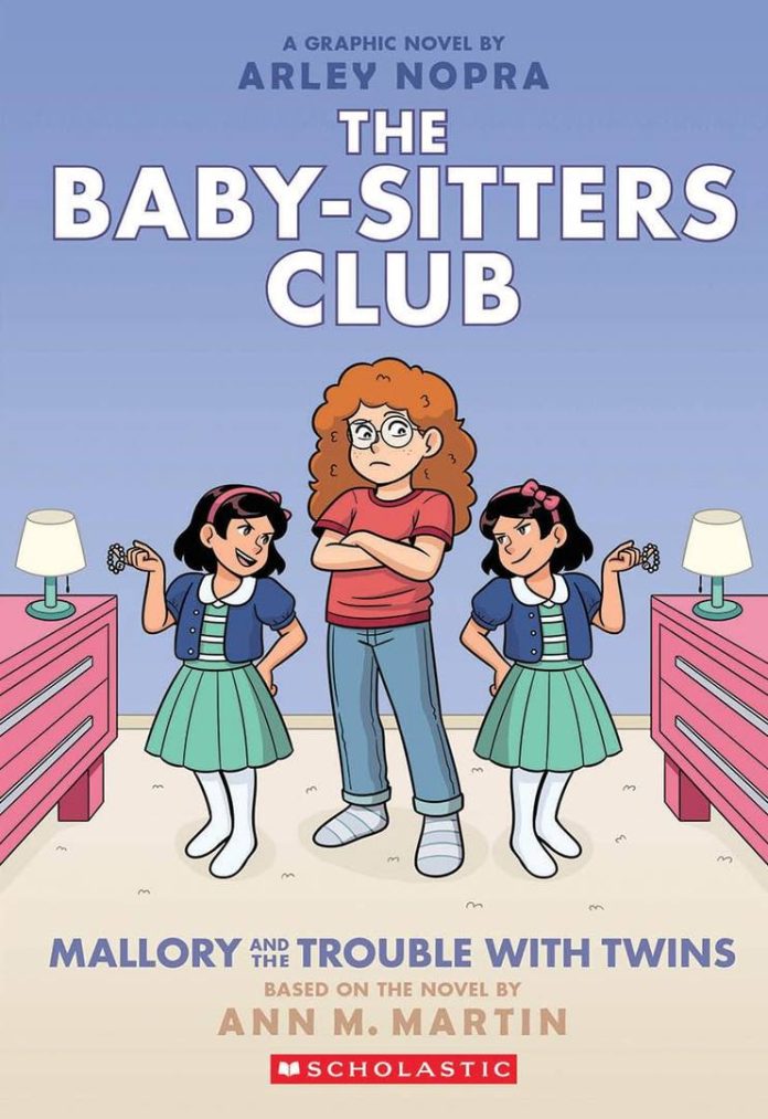 Mallory and the Trouble with Twins: A Graphic Novel by Arley Nopra book cover