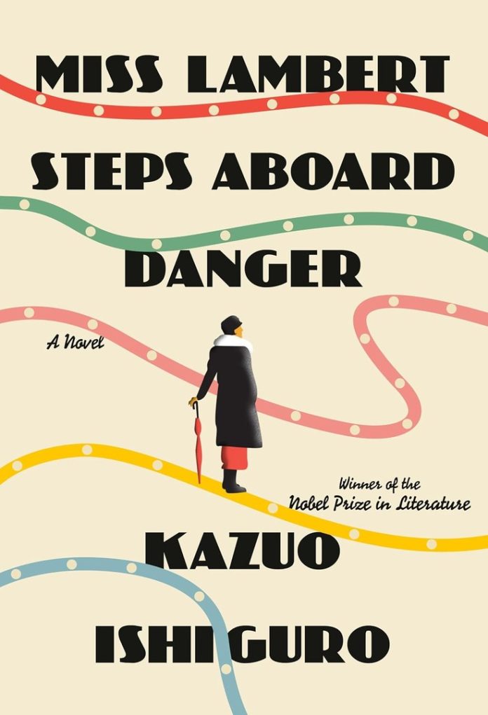 Miss Lambert Steps Aboard Danger by Kazuo Ishiguro book cover