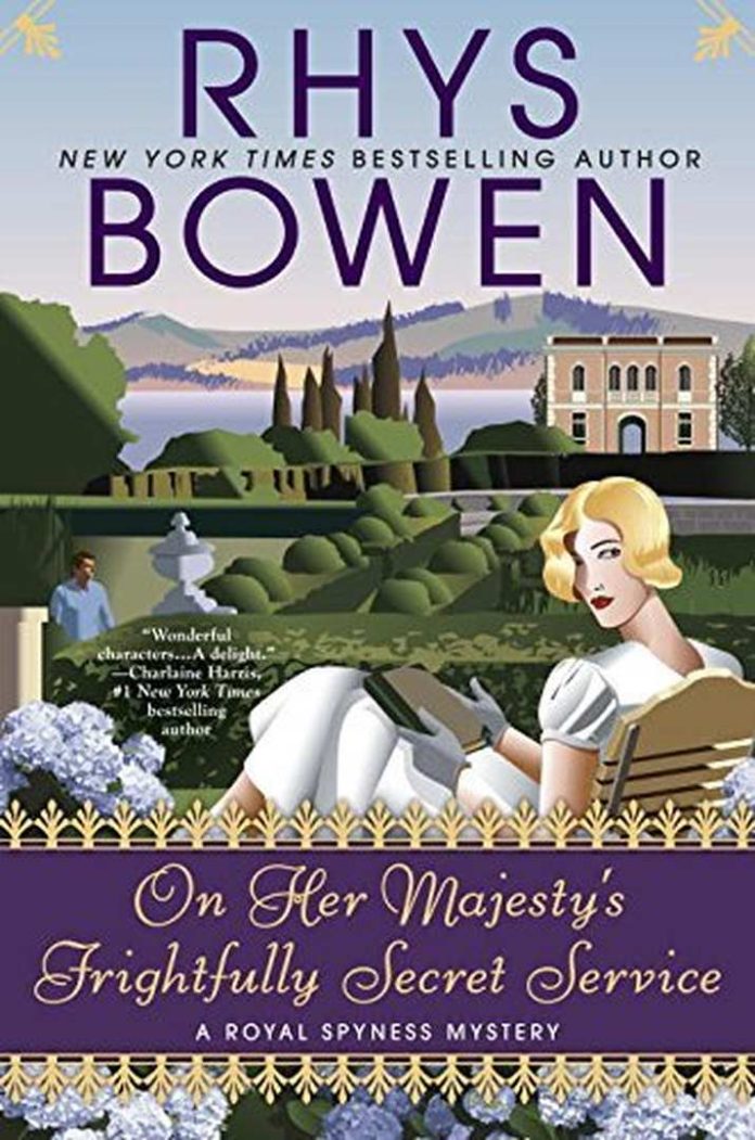 On Her Majesty’s Frightfully Secret Service by Rhys Bowen book cover