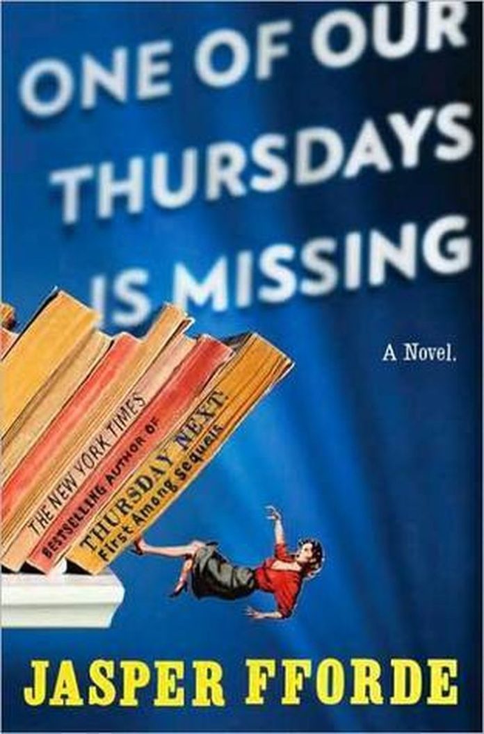 One of Our Thursdays Is Missing by Jasper Fforde book cover