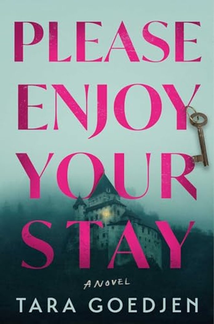 Please Enjoy Your Stay by Tara Goedjen book cover