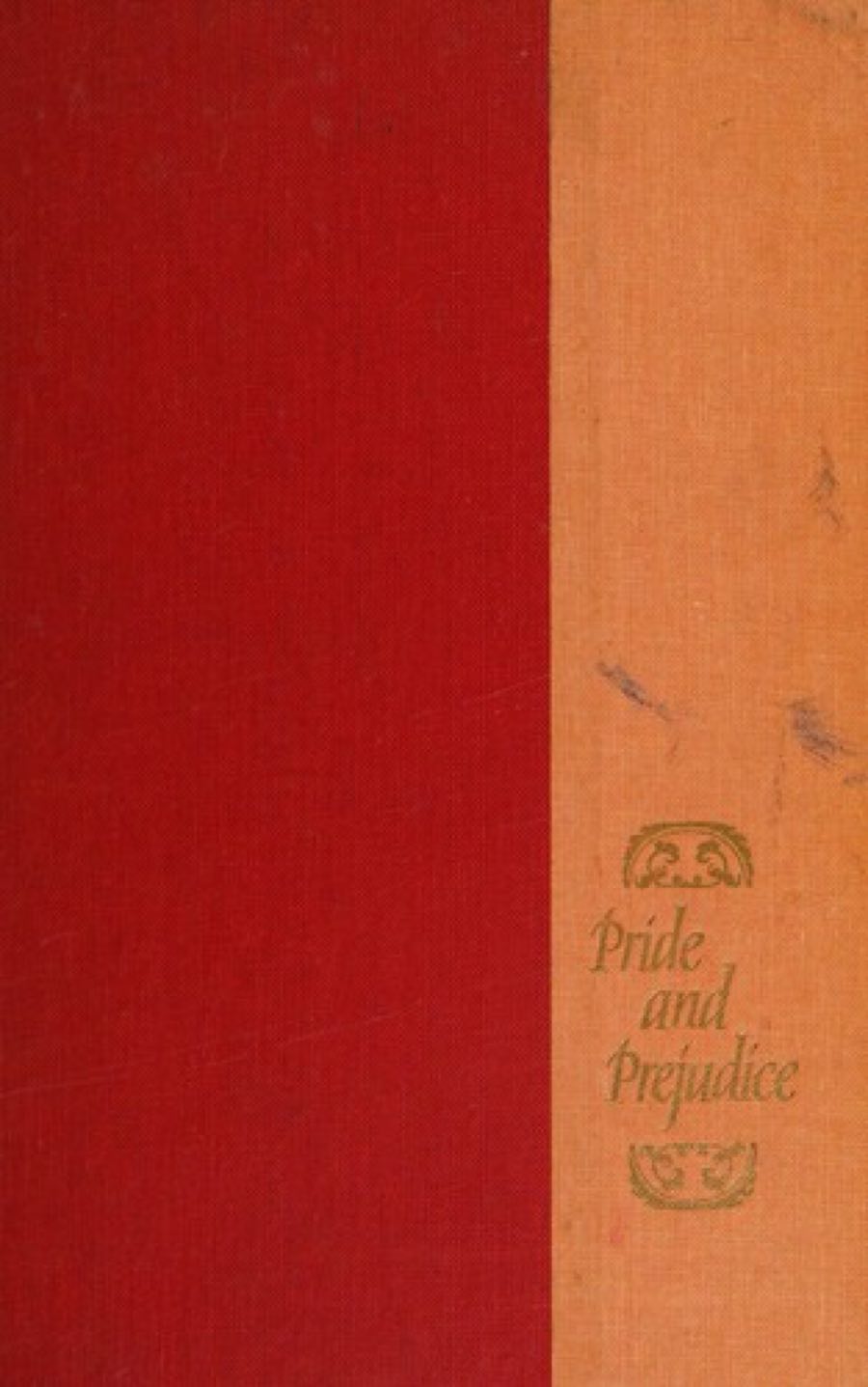 Pride and Prejudice by Jane Austen book cover