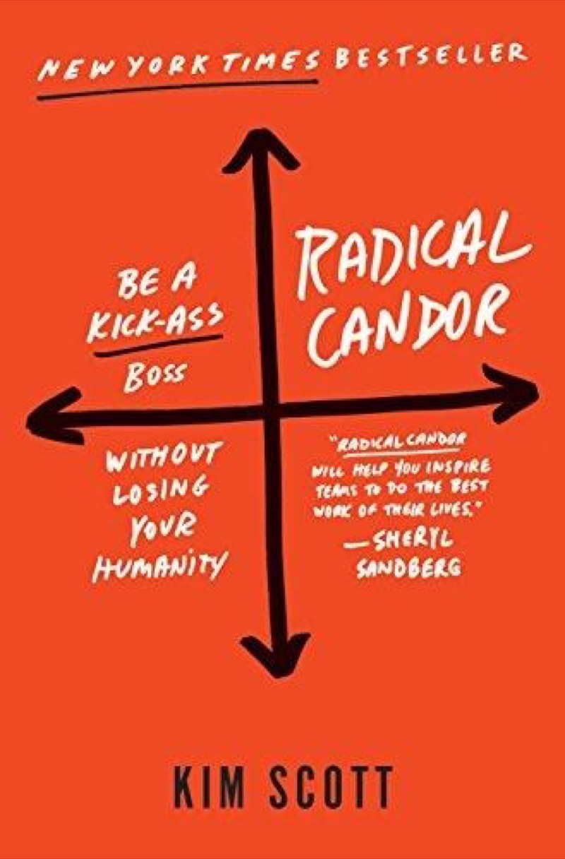 Radical Candor by Kim Scott book cover