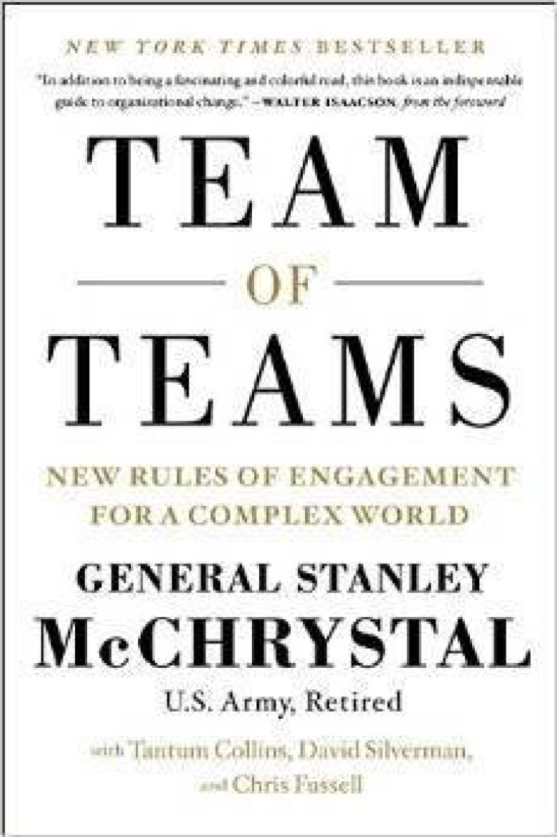 Team of Teams by General Stanley McChrystal book cover