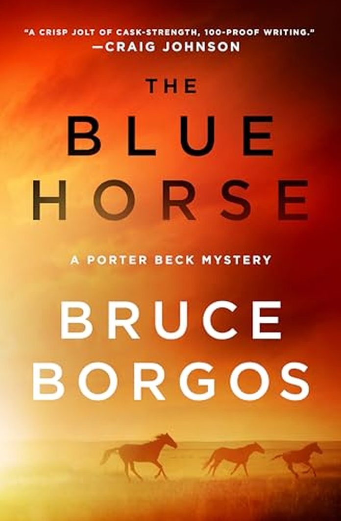 The Blue Horse by Bruce Borgos book cover