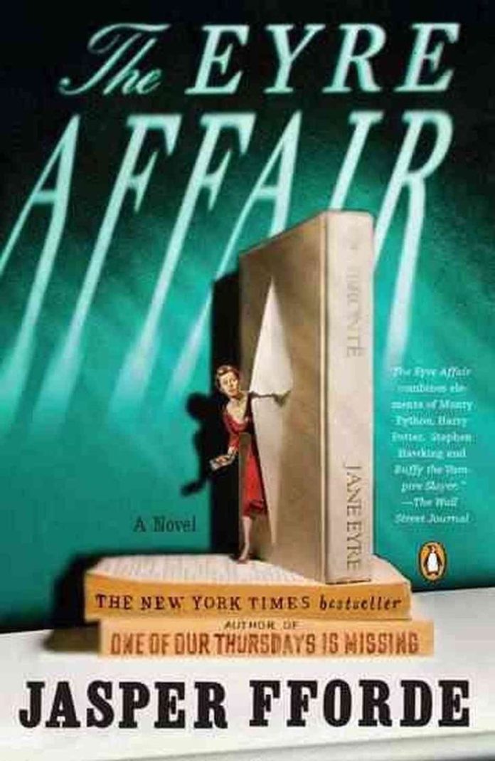 The Eyre Affair by Jasper Fforde book cover