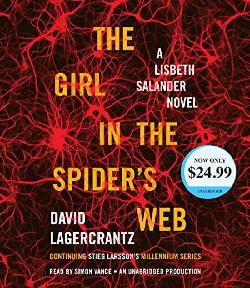 The Girl in the Spider’s Web by David Lagercrantz book cover