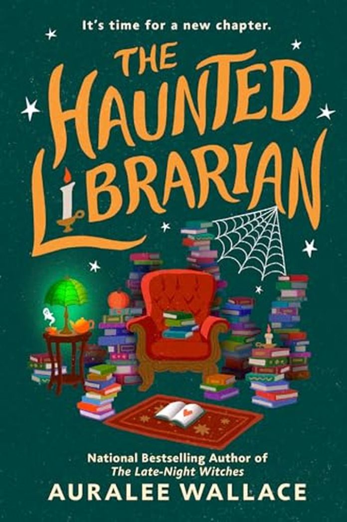 The Haunted Librarian by Auralee Wallace book cover