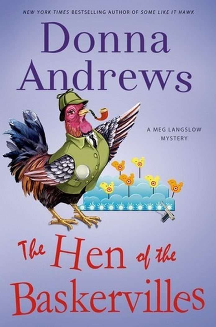 The Hen of the Baskervilles by Donna Andrews book cover