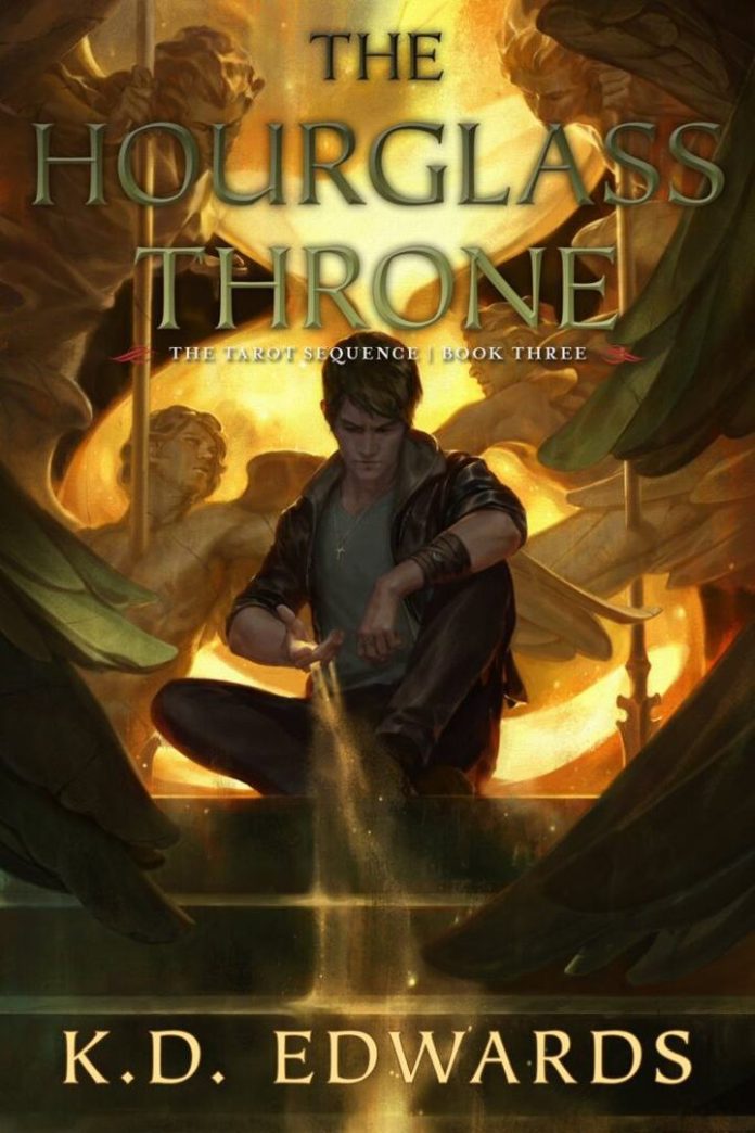The Hourglass Throne by K.D. Edwards book cover