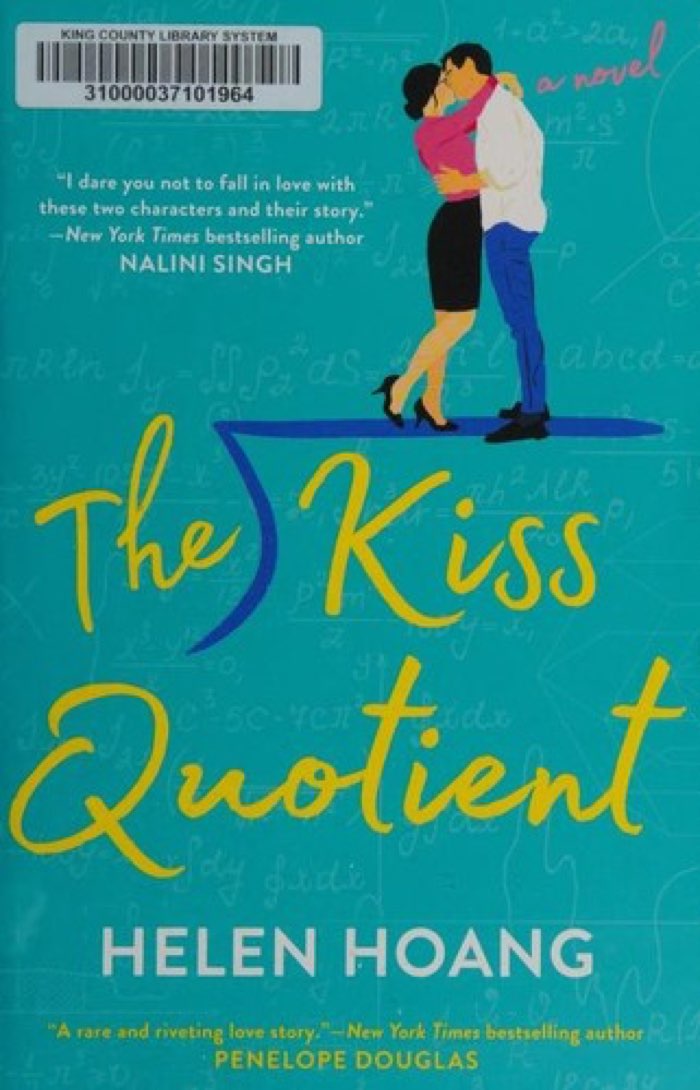The Kiss Quotient by Helen Hoang book cover