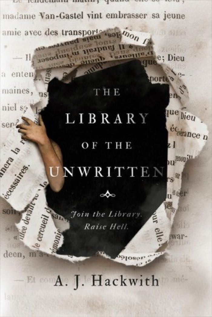 The Library of the Unwritten by A.J. Hackwith book cover