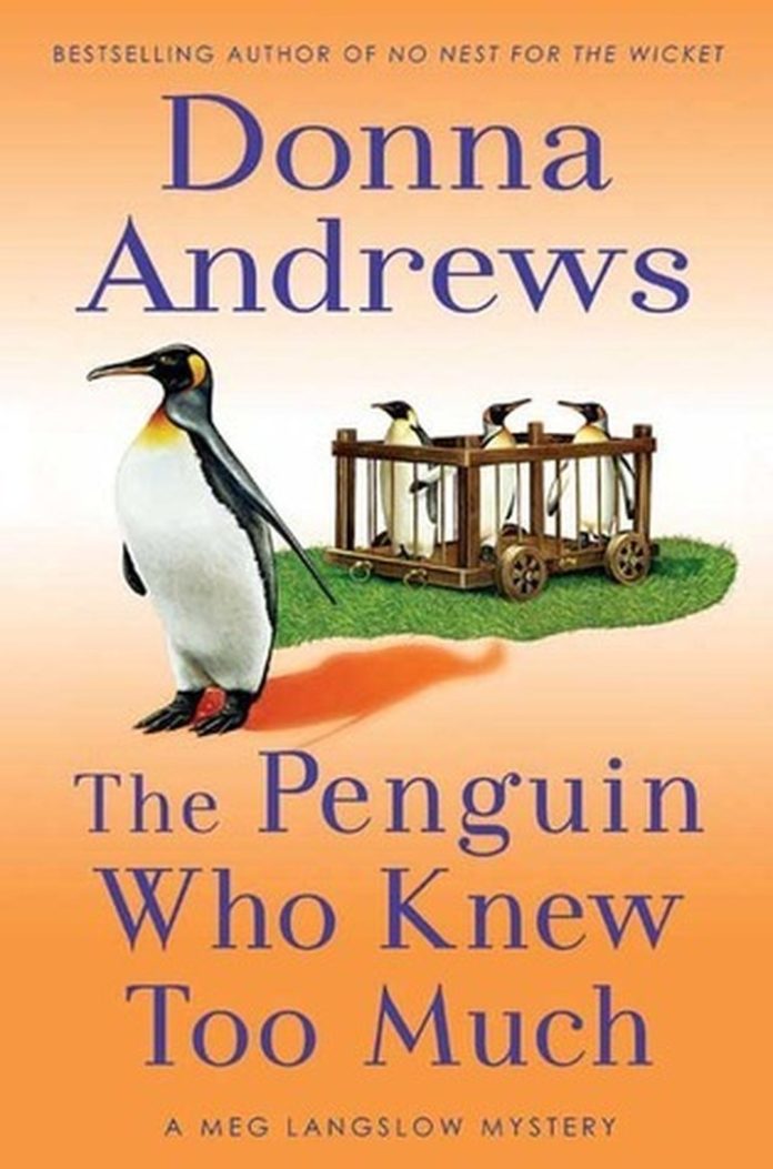 The Penguin Who Knew Too Much by Donna Andrews book cover