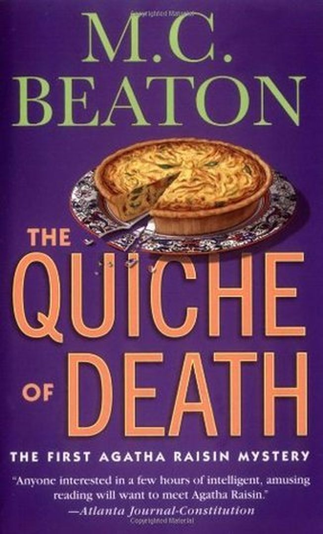 The Quiche of Death by M.C. Beaton book cover