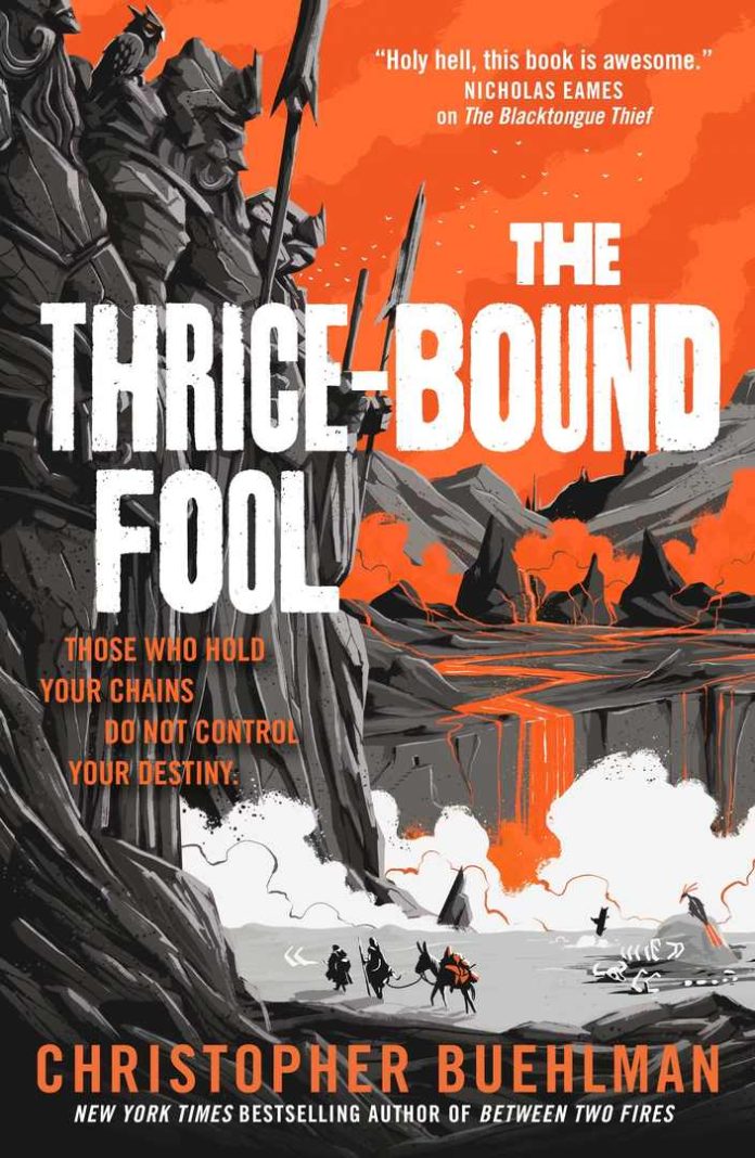 The Thrice-Bound Fool by Christopher Buehlman book cover