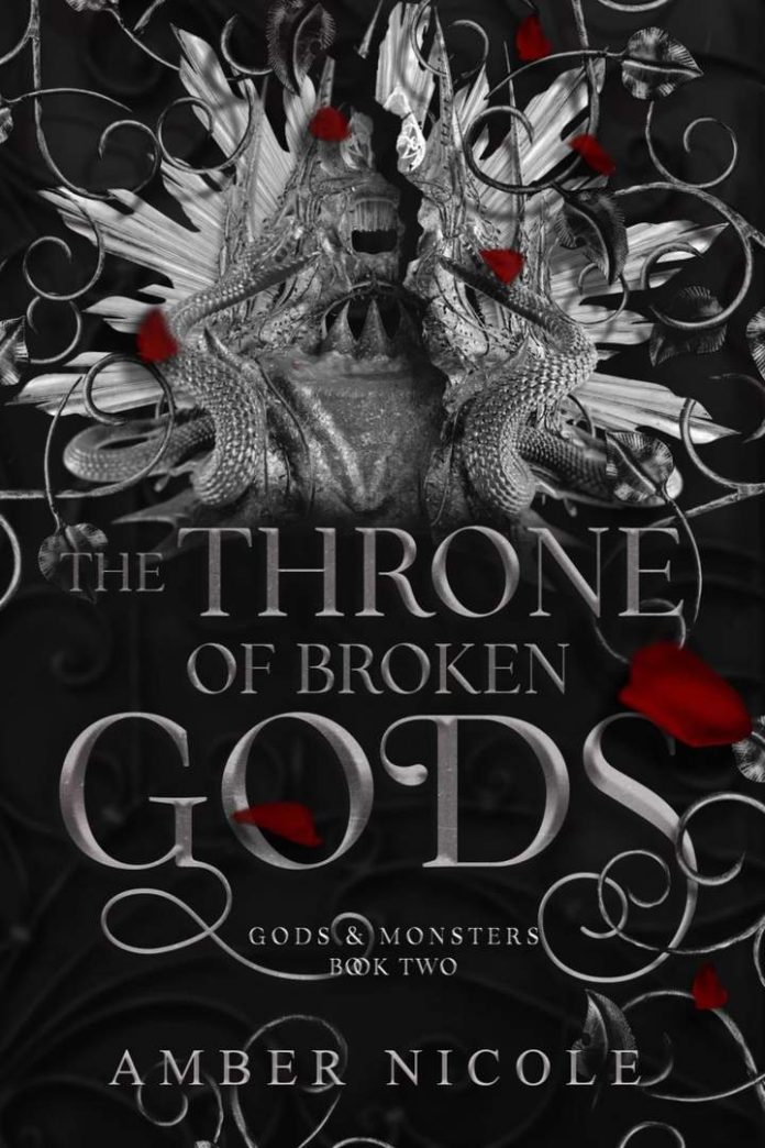 The Throne of Broken Gods by Amber V. Nicole book cover