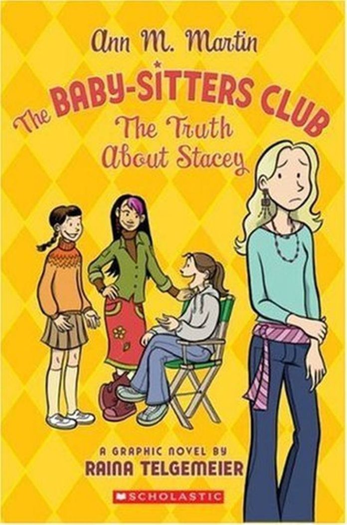 The Truth About Stacey: A Graphic Novel by Raina Telgemeier book cover