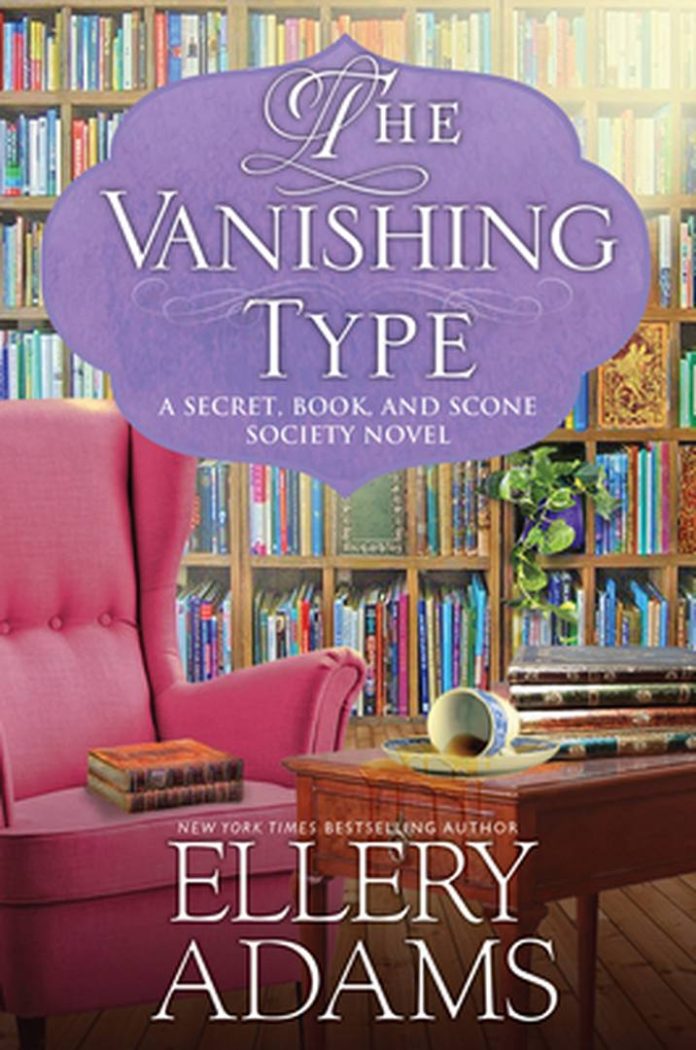The Vanishing Type by Ellery Adams book cover