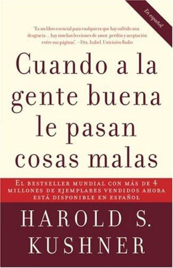 When Bad Things Happen to Good People by Harold S. Kushner