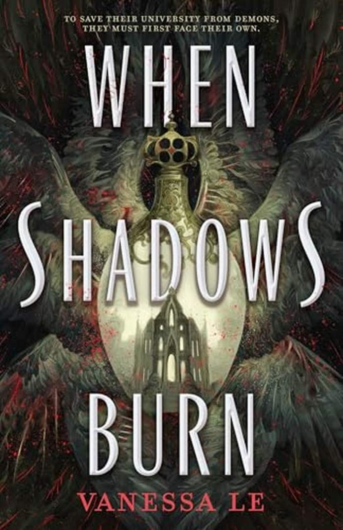 When Shadows Burn by Vanessa Le book cover